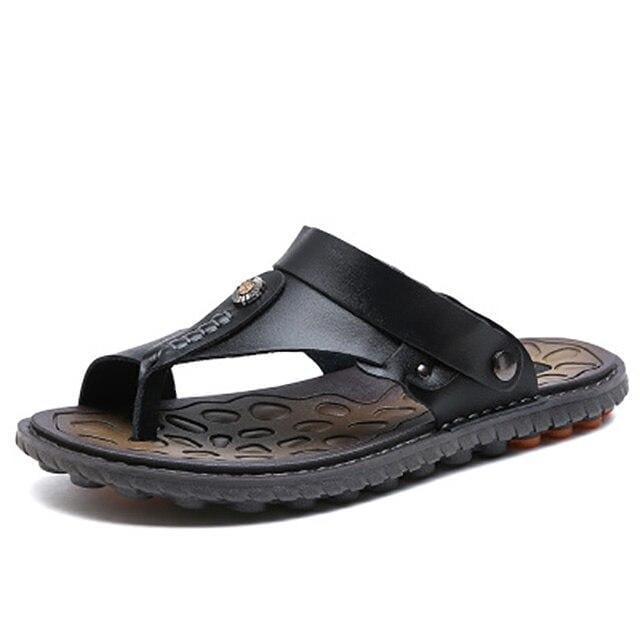 Comfy Mens Flip Flops with Back Strap