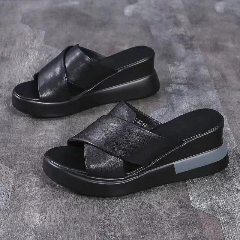 Go Walk Sandals with Platform