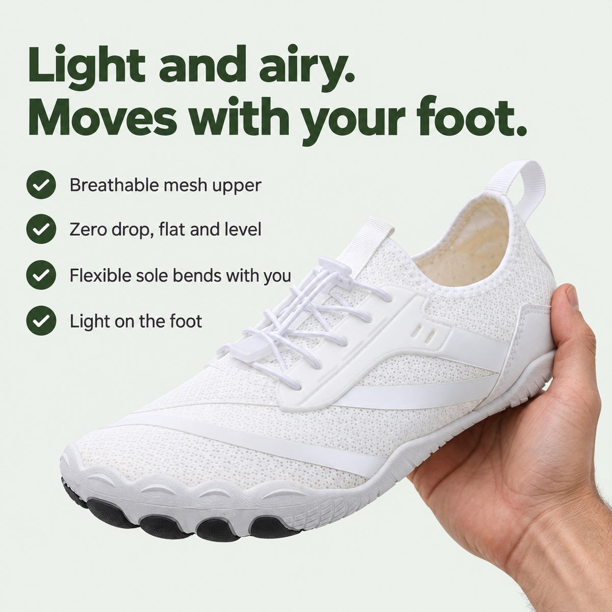 Burke – Unisex Barefoot Shoes, key benefits