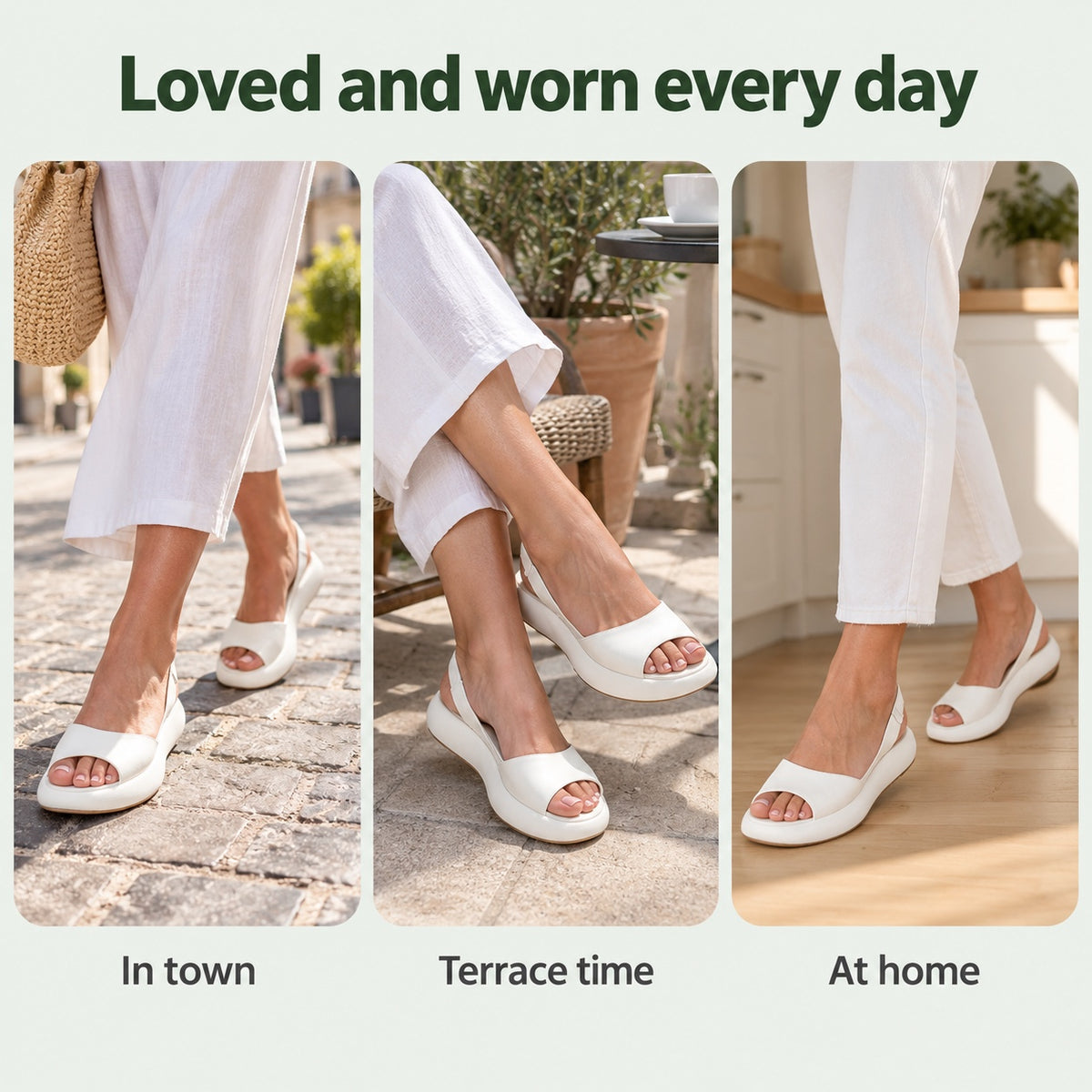Caldwell – Women's Comfortable Sandals, worn every day