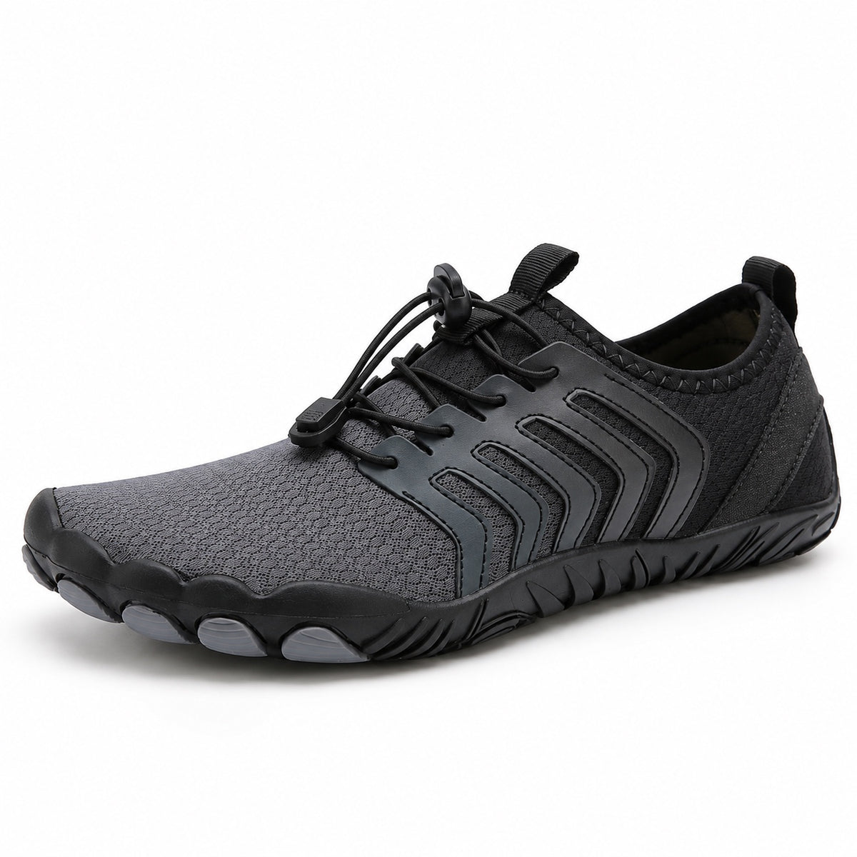 Campbell – Unisex Barefoot Shoes in Midnight Black