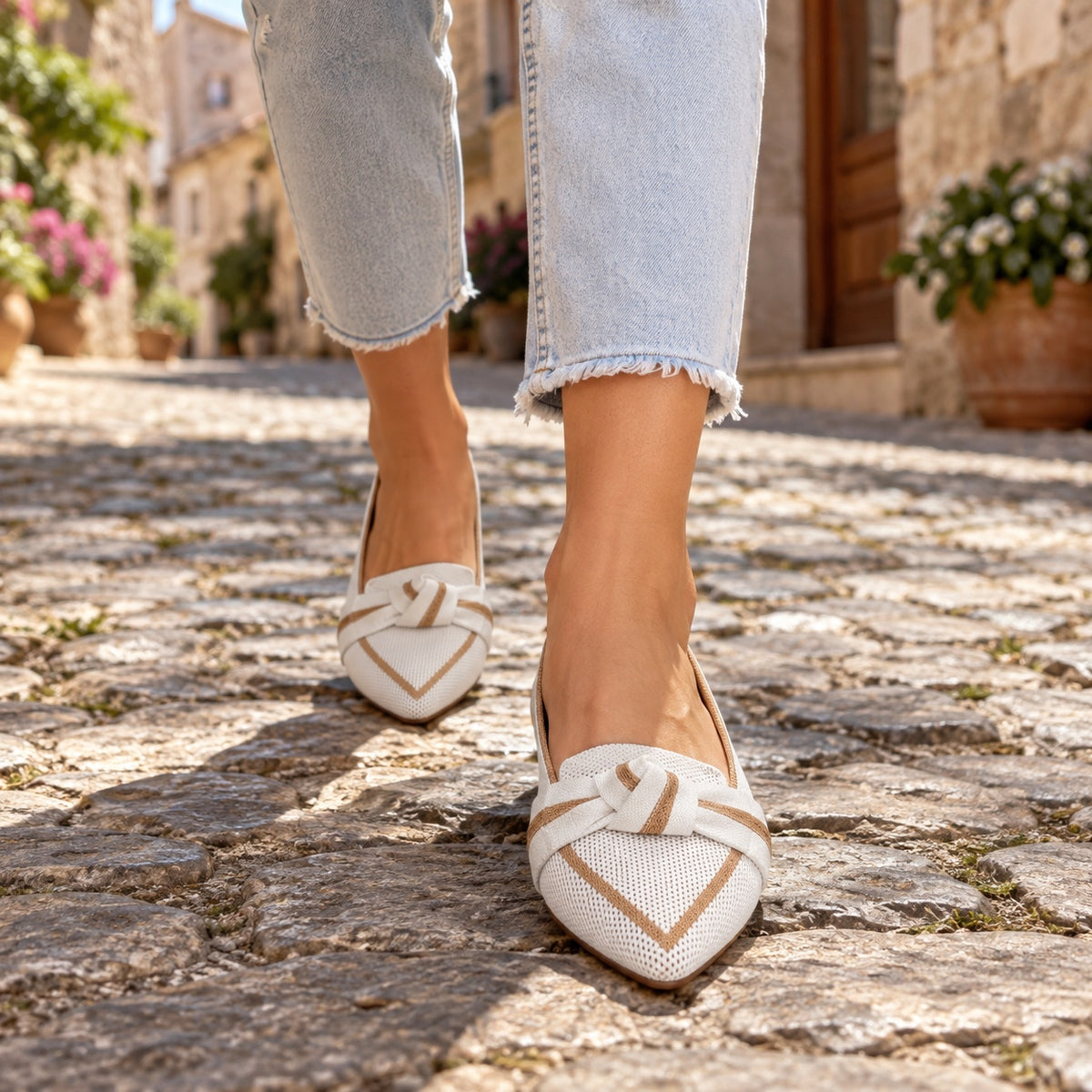 Cannon – Unisex Arch Support Loafers, worn on a walk