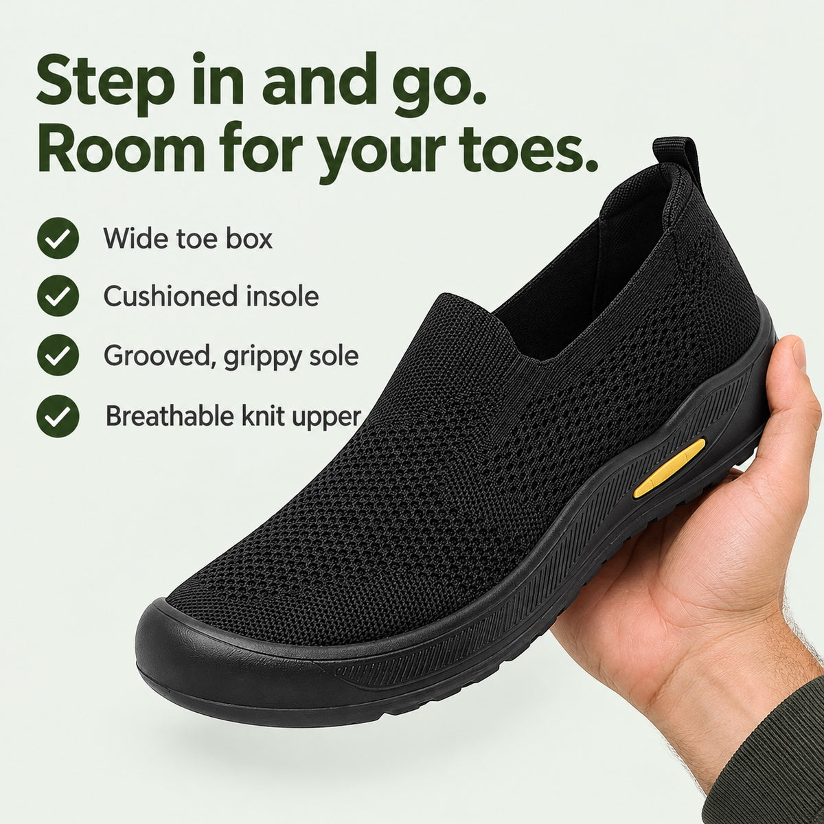 Carlson – Unisex Wide Toe Box Sneakers, key benefits