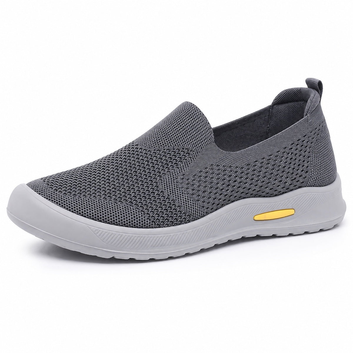 Carlson – Unisex Wide Toe Box Sneakers in Gray