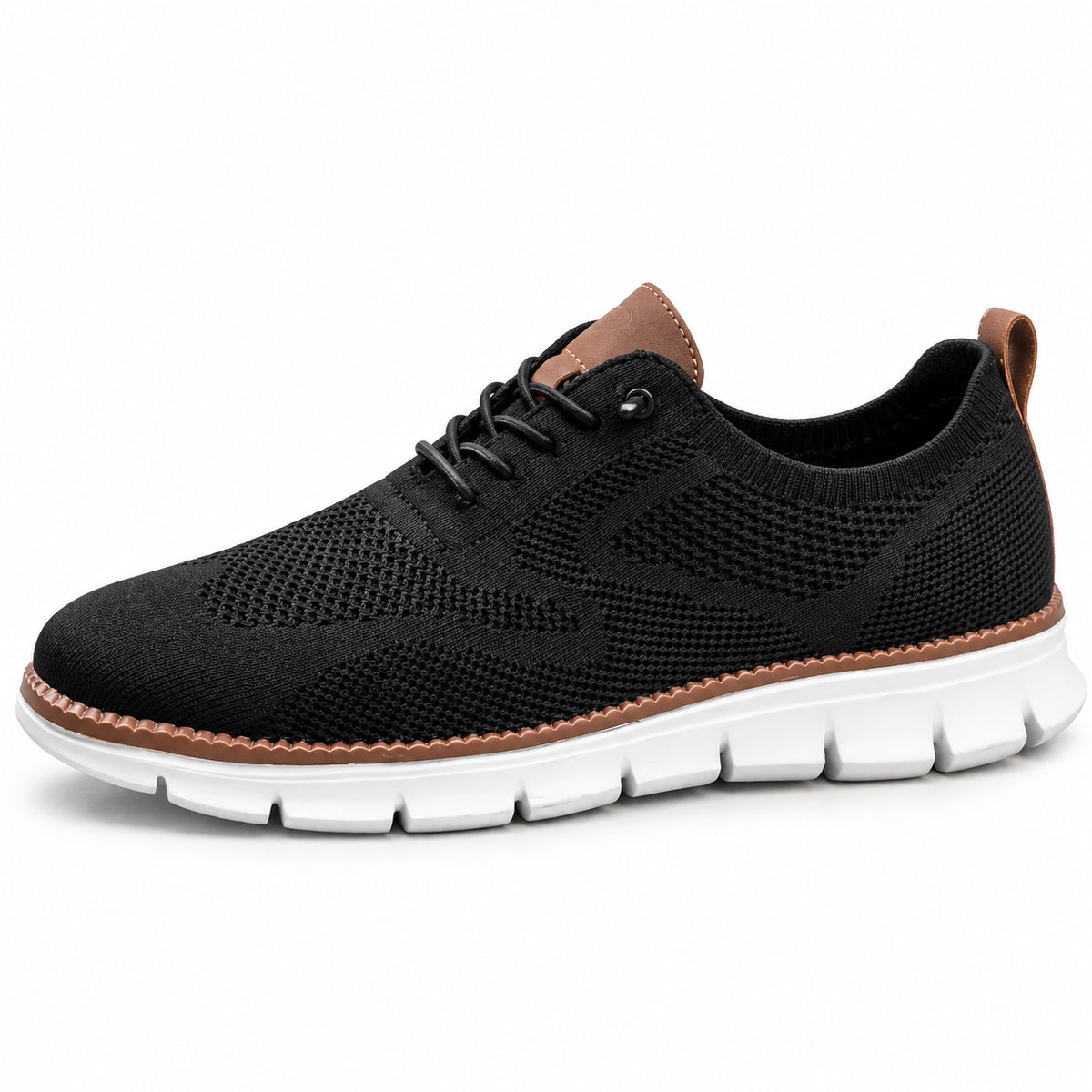 Carlton – Men's Wide Toe Box Sneakers in Black