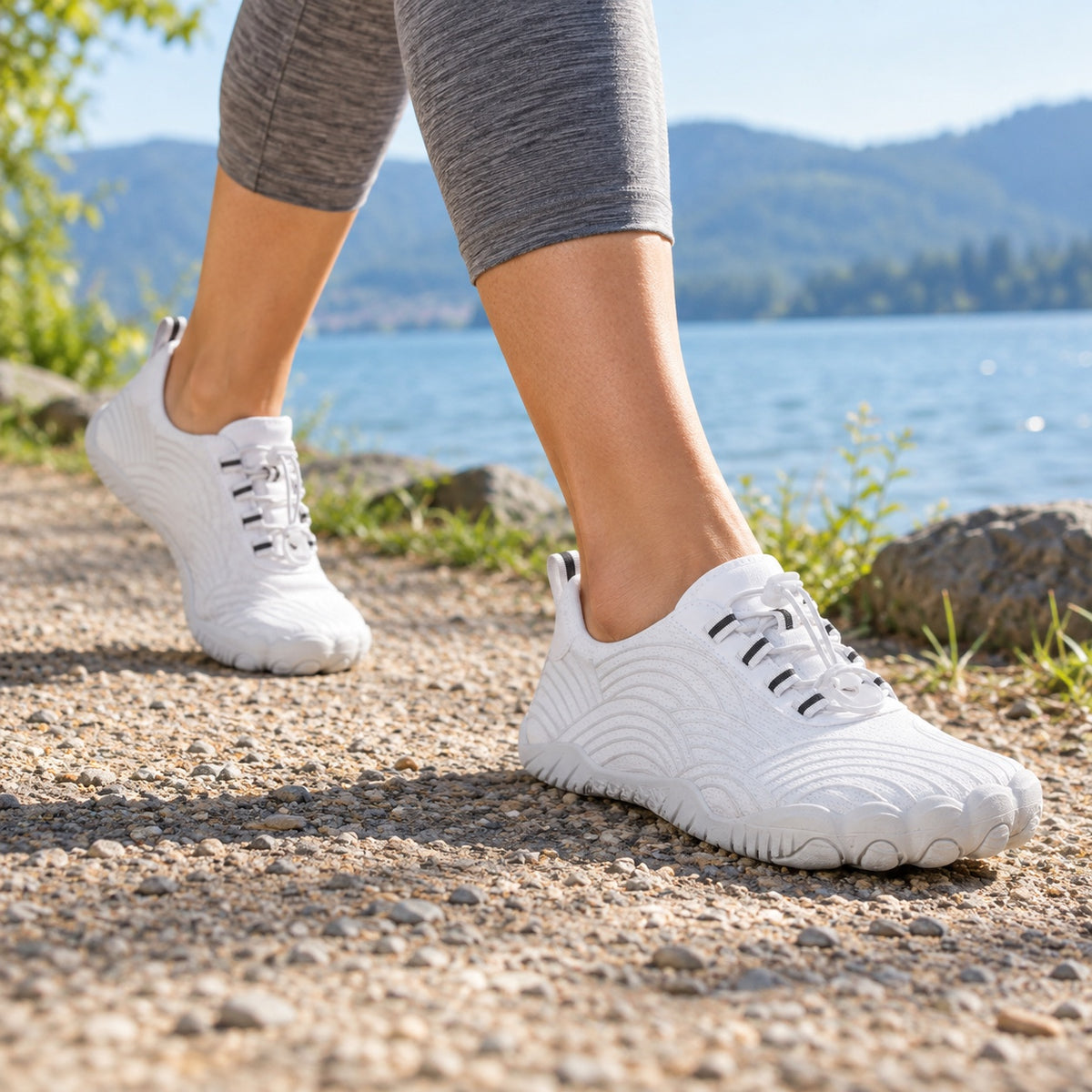Carpenter – Unisex Orthopedic Sneakers, worn on a walk