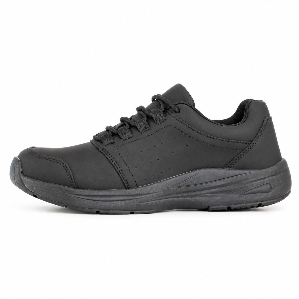 Carr – Unisex Nursing Shoes in Midnight Black