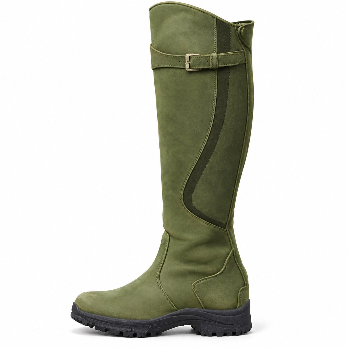 Celia – Women's Wide Calf Boots in Green