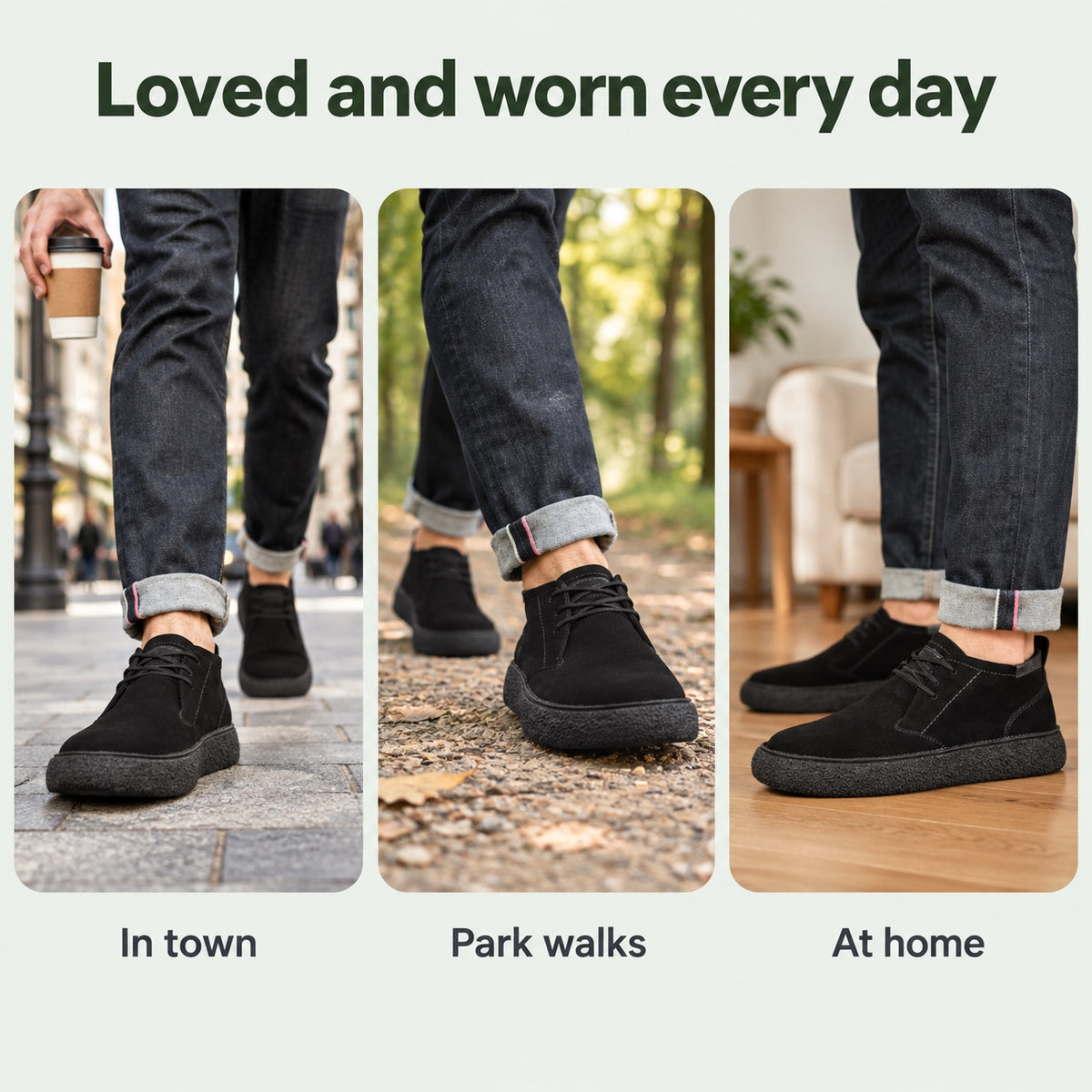 Chester – Men's Walking Shoes, worn every day