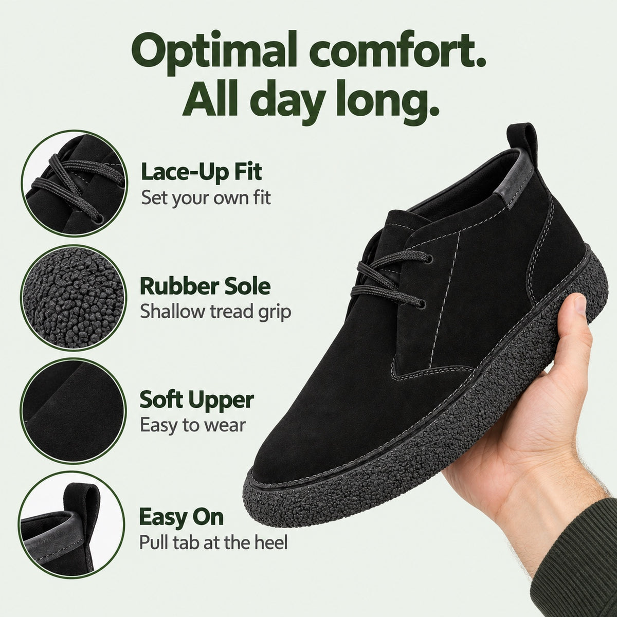 Chester – Men's Walking Shoes, features