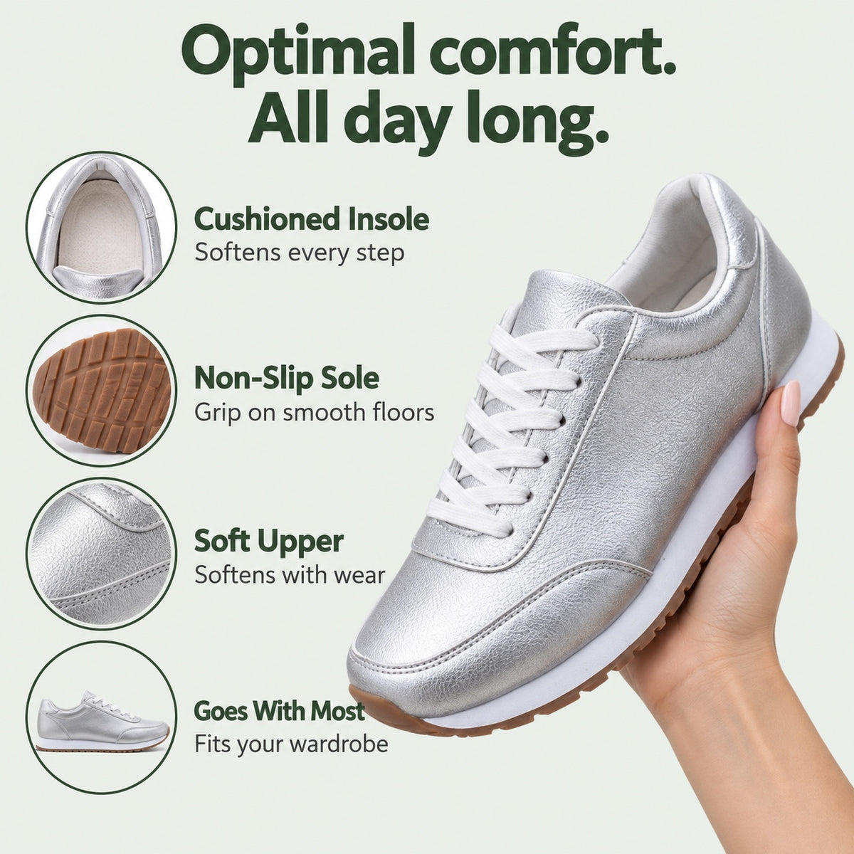 Cooper – Unisex Orthopedic Sneakers, features