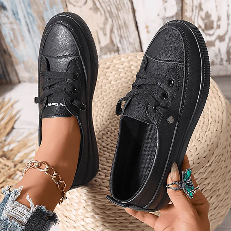 Cora | Low Top Sneakers with Lace-Up Front for Women