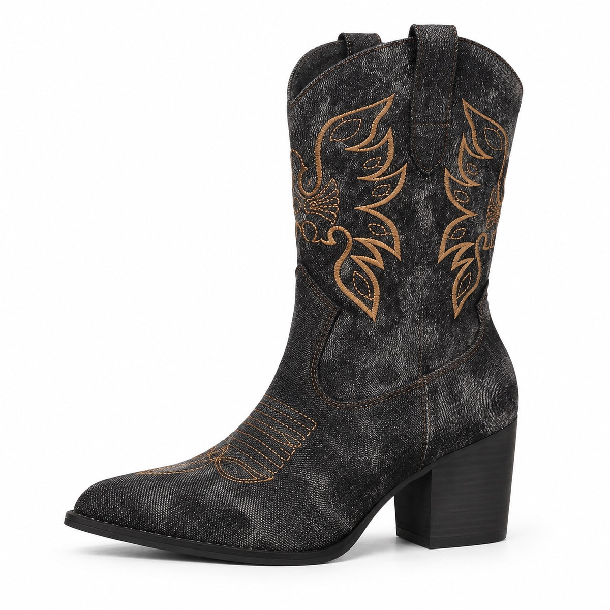 Cynthia – Women's Wide Calf Boots in Black