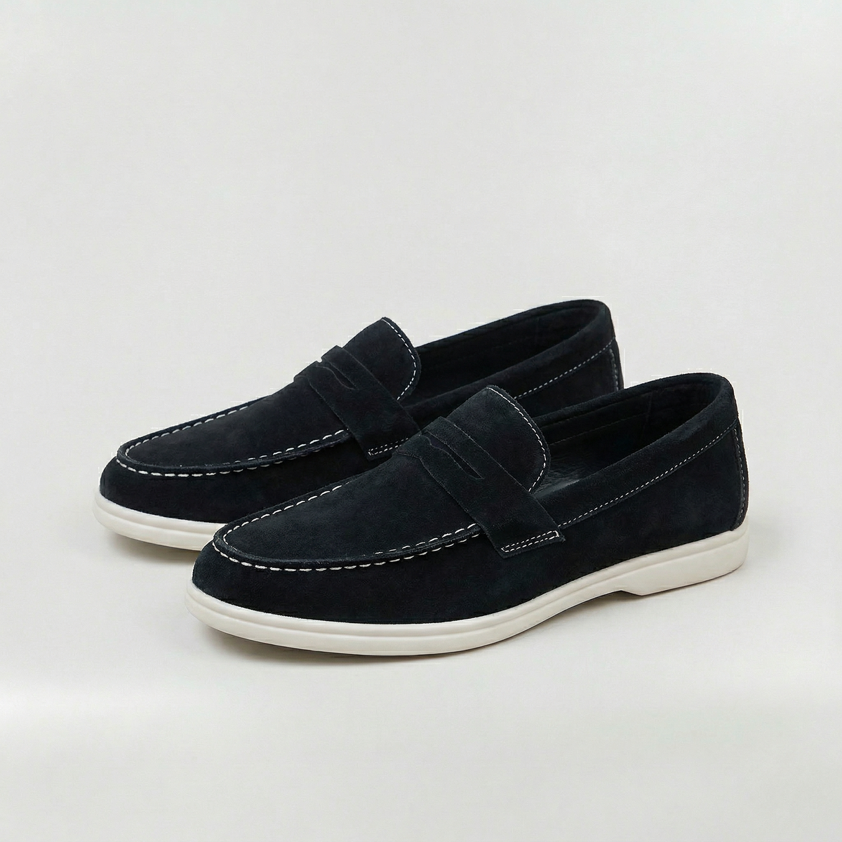 Women's Orthopedic Suede Loafers Slip On Comfort Walking Shoes