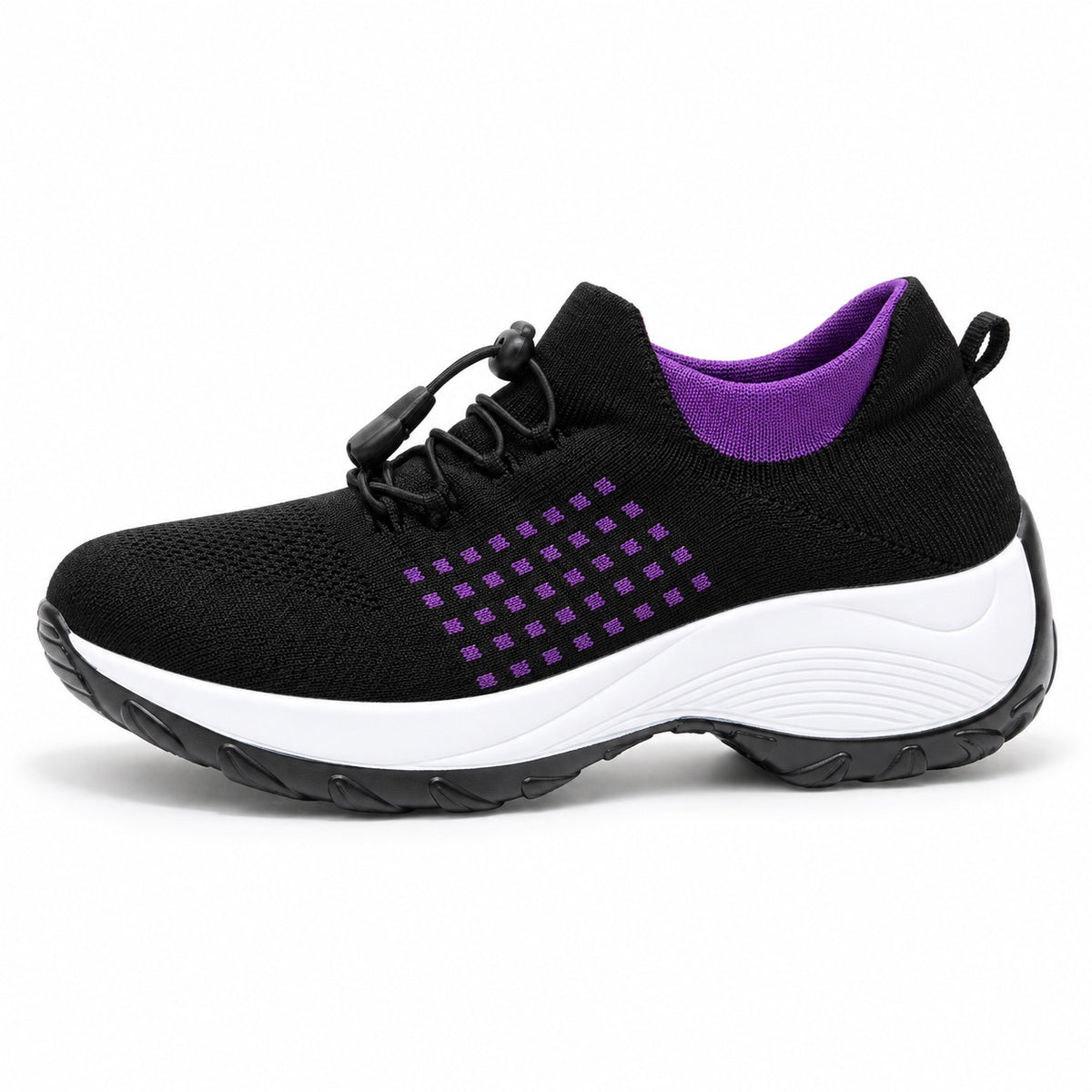 Dawn – Women's Orthopedic Shoes in Black Purple
