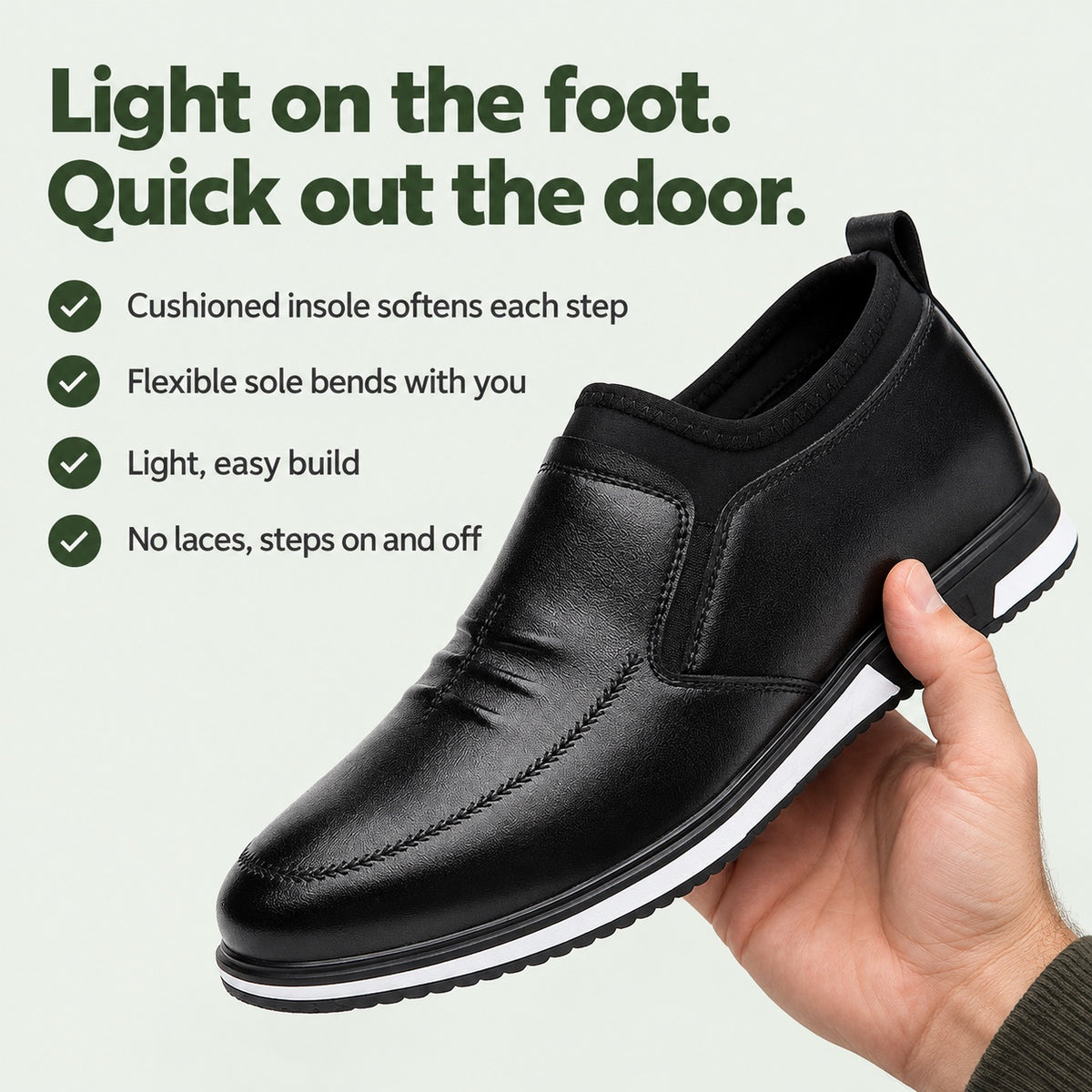 Delaney – Unisex Slip-On Shoes, key benefits