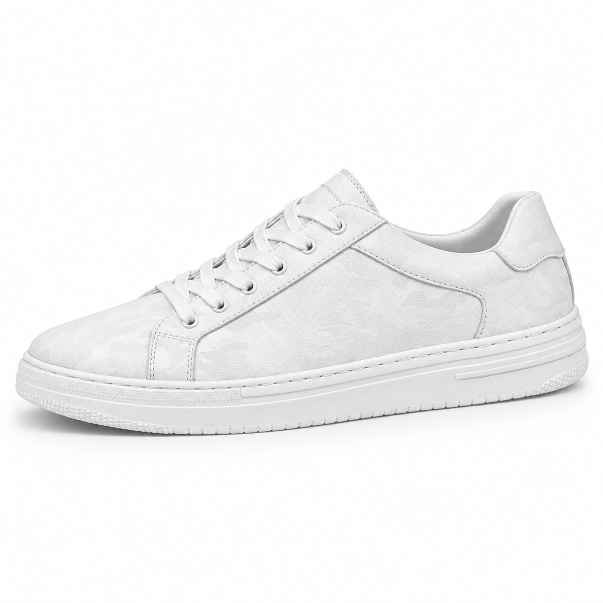 Delbert – Men's Walking Sneakers in White