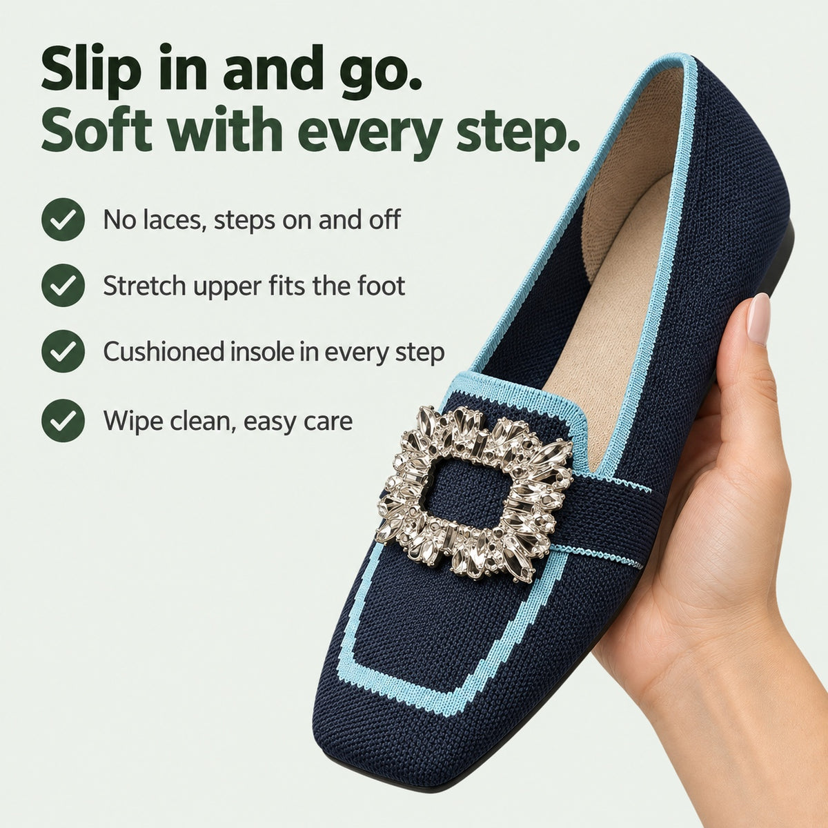 Desiree – Women's Slip-On Loafers, key benefits