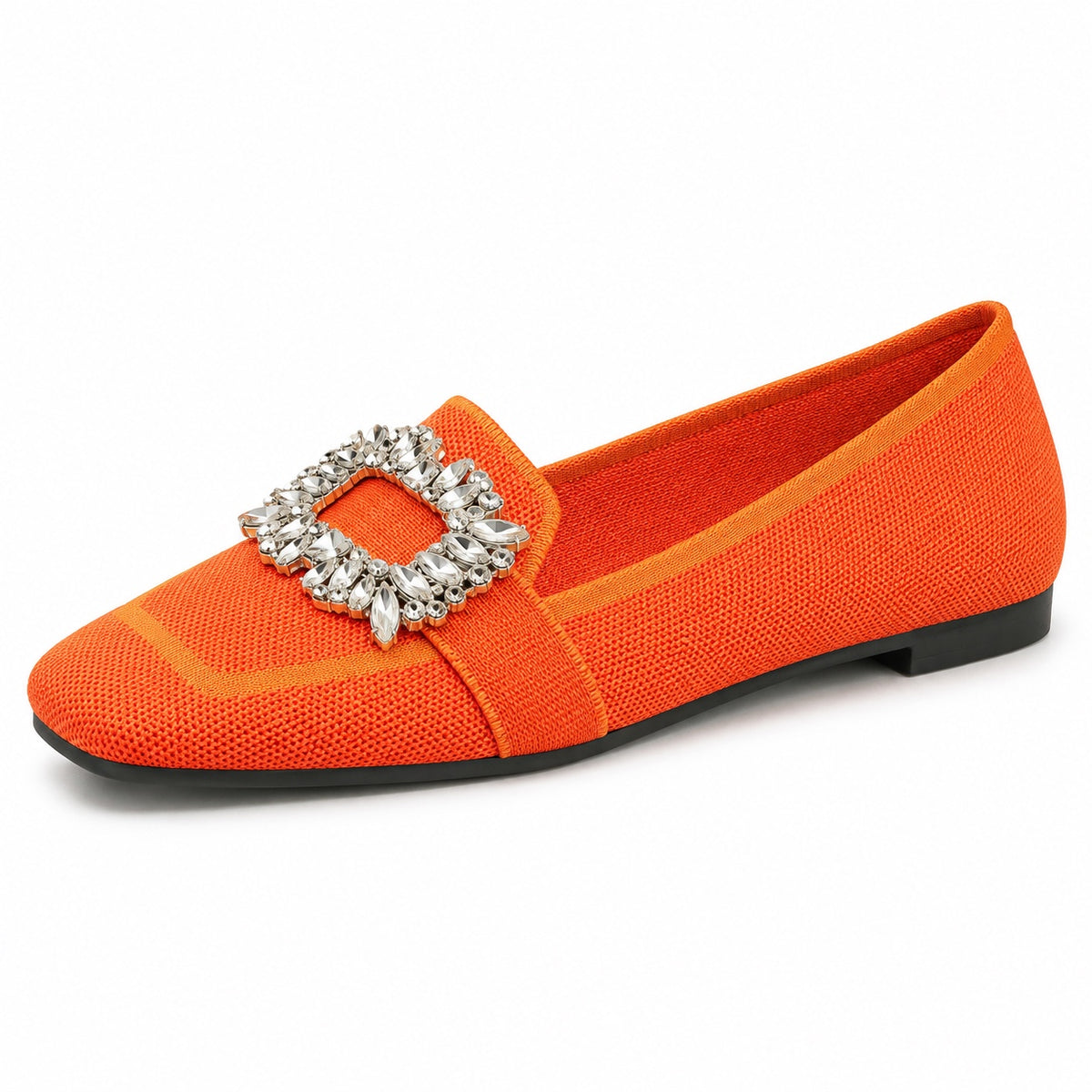 Desiree – Women's Slip-On Loafers in Orange