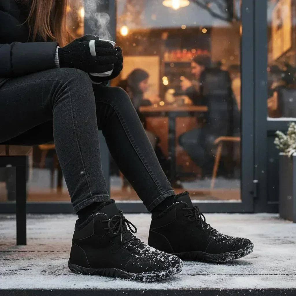 Northbound – Leather & Fleece-Lined Barefoot Boots