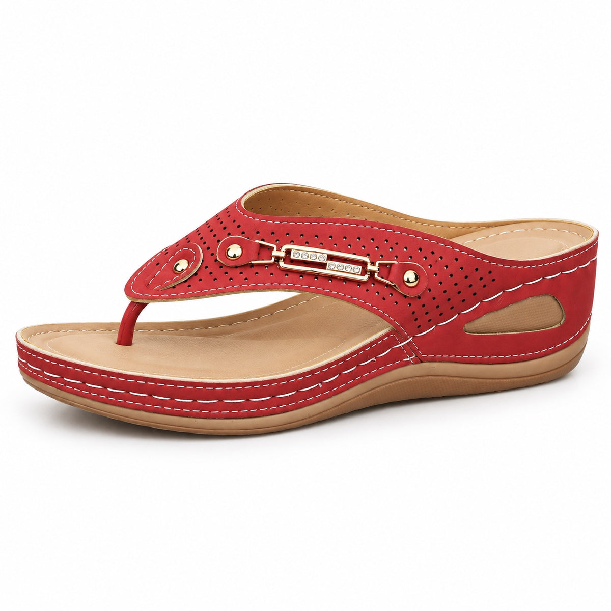 Diane – Women's Comfortable Sandals in Red