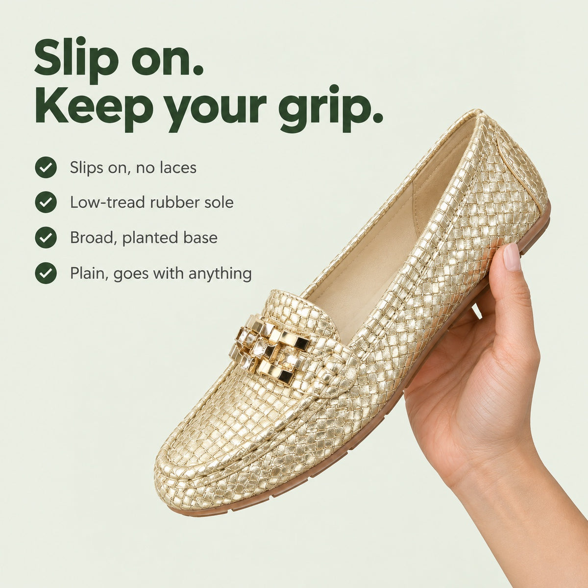 Doreen – Women's Slip-On Shoes, key benefits