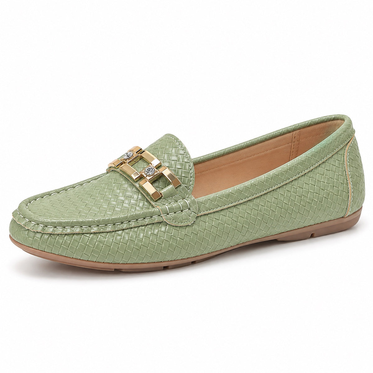 Doreen – Women's Slip-On Shoes in Green