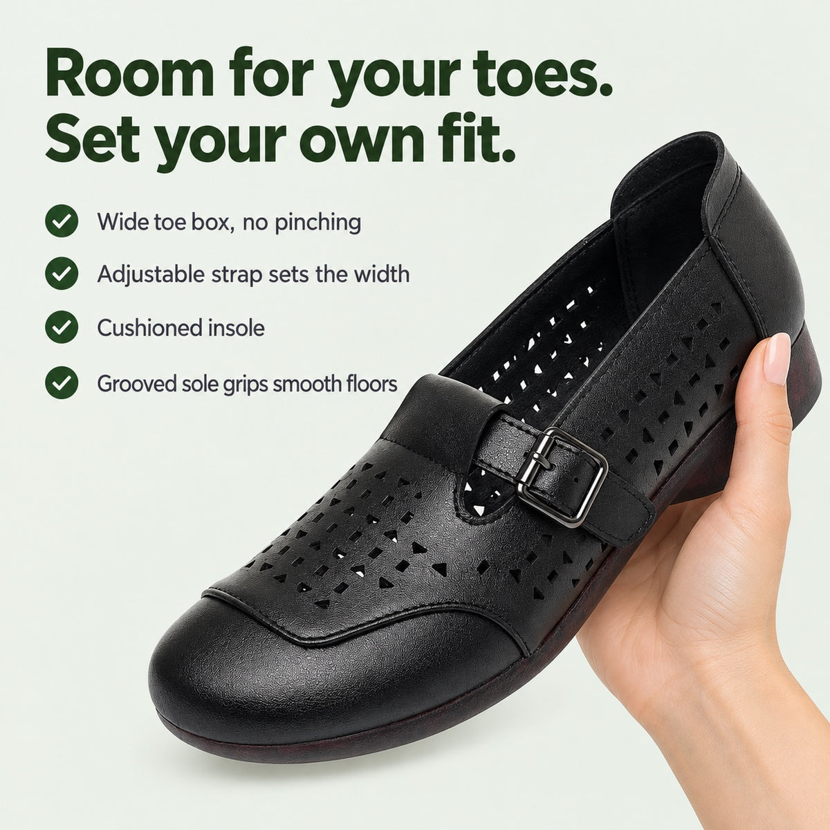 Dorothy – Women's Wide Toe Box Shoes, key benefits