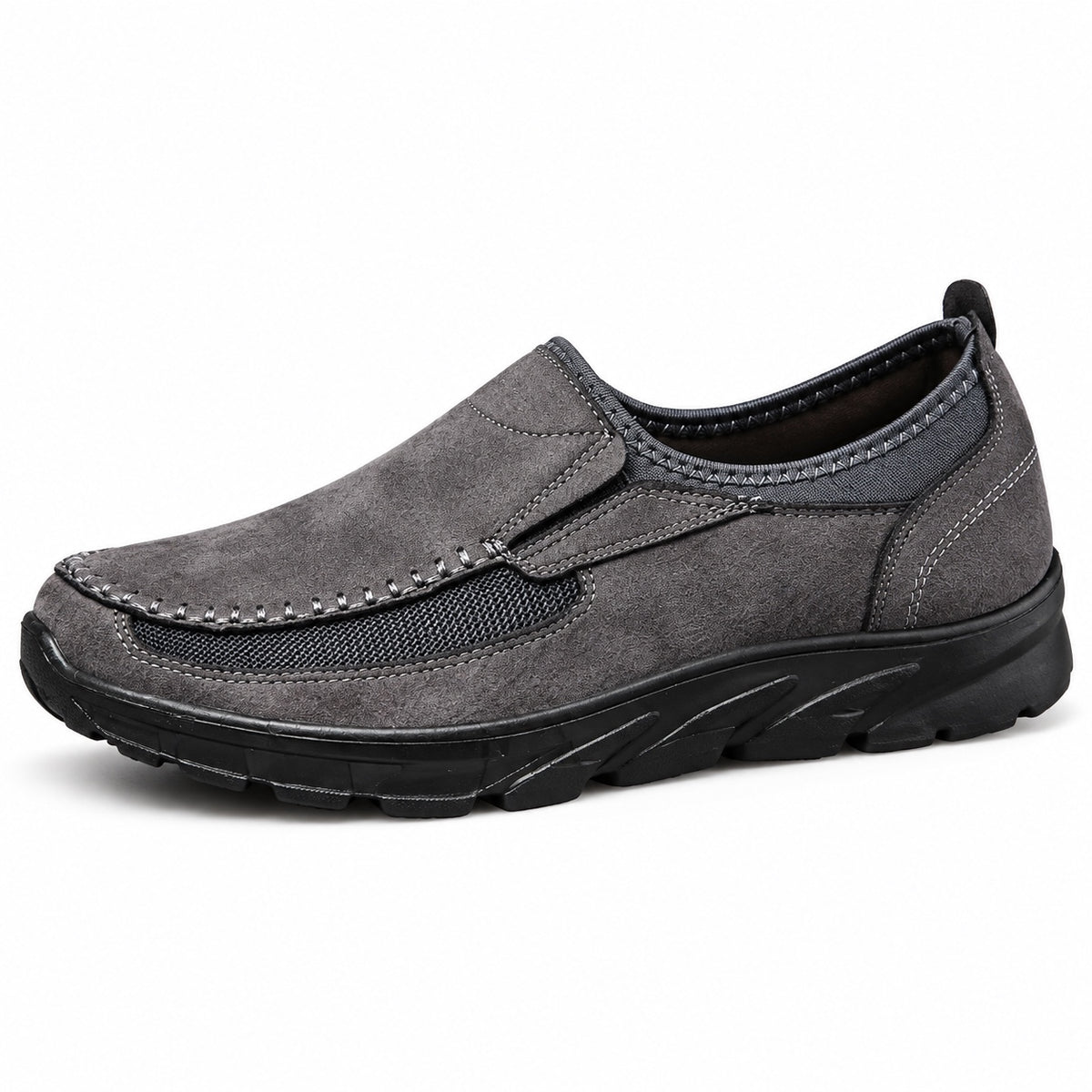 Doug – Men's Non-Slip Loafers in Gray