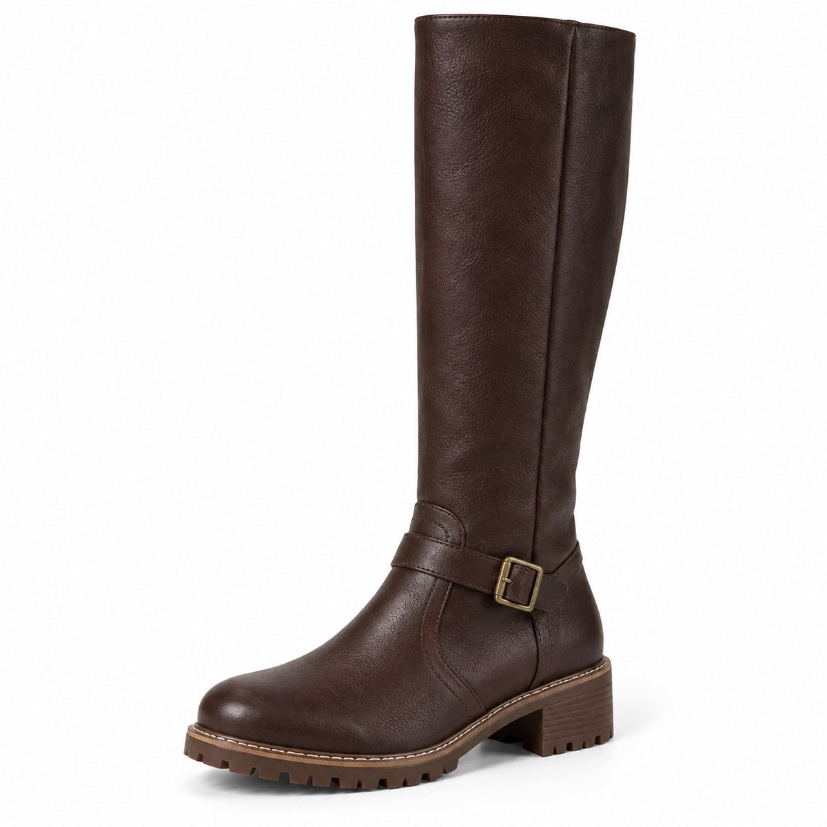 Drake – Unisex Comfort Boots in Chocolate Brown
