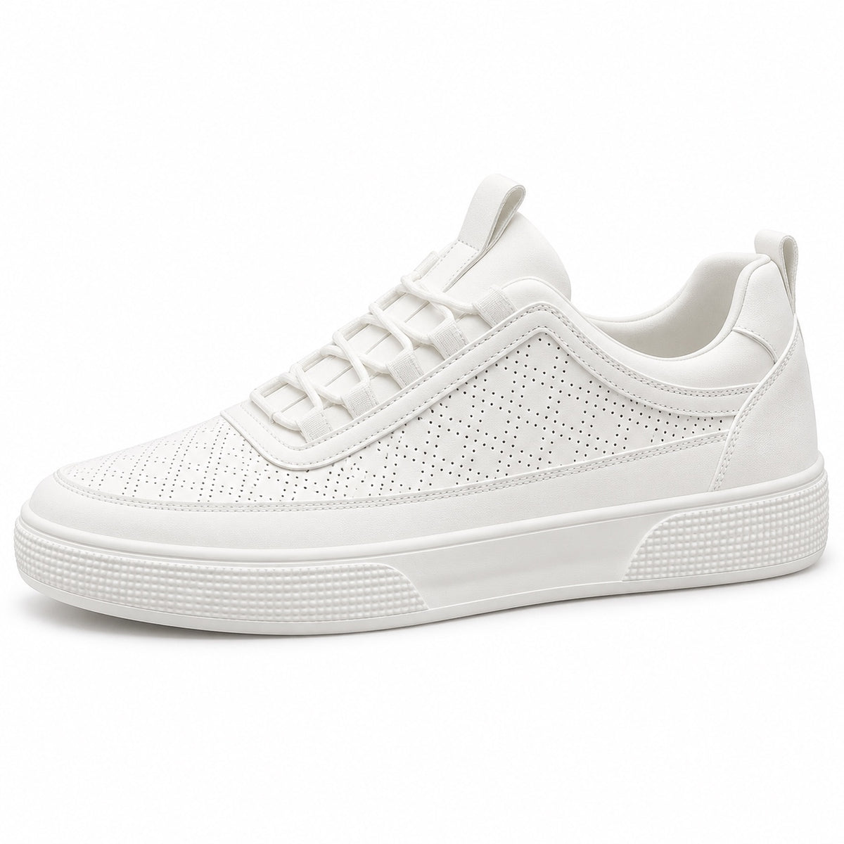 Duane – Men's Walking Sneakers in White