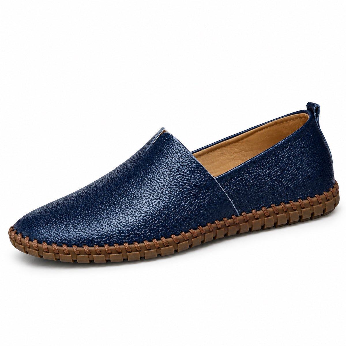 Dwayne – Men's Slip-On Shoes in Navy