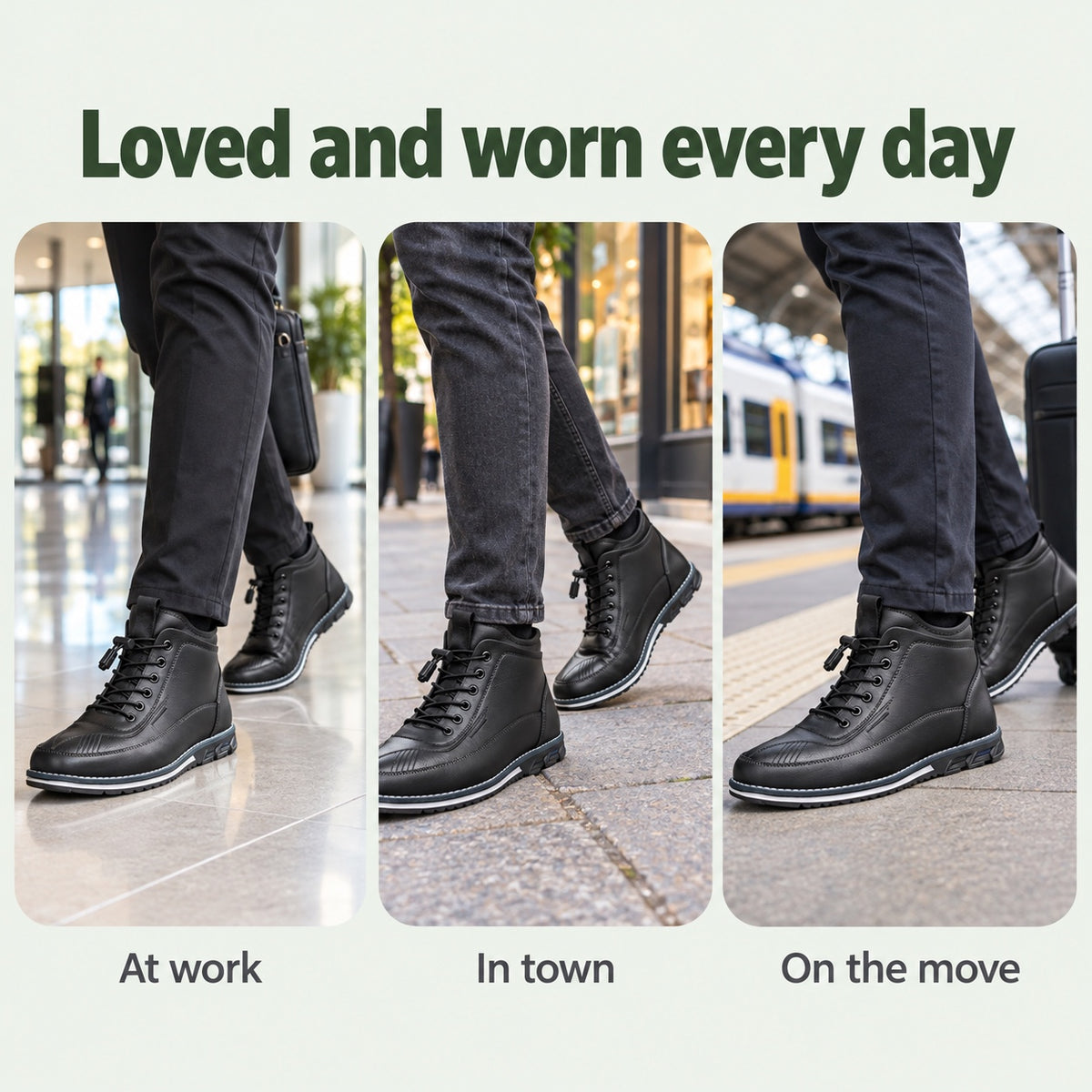 Dwight – Men's Comfort Boots, worn every day