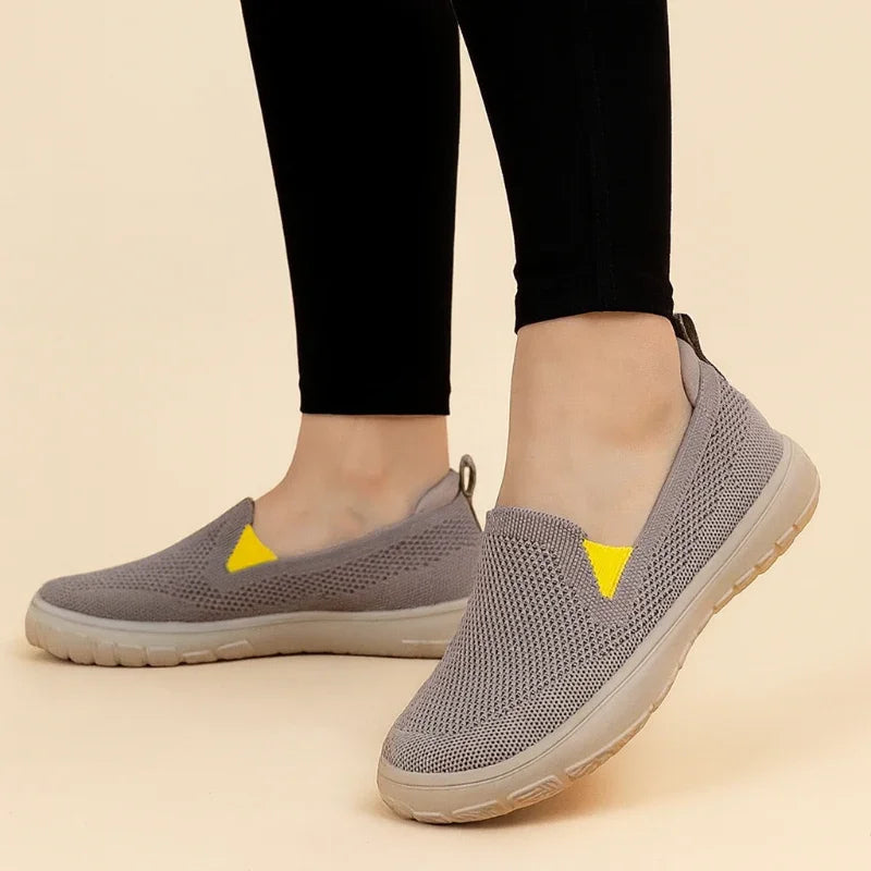 Ultra-Comfort Knit Slip-On Sneakers