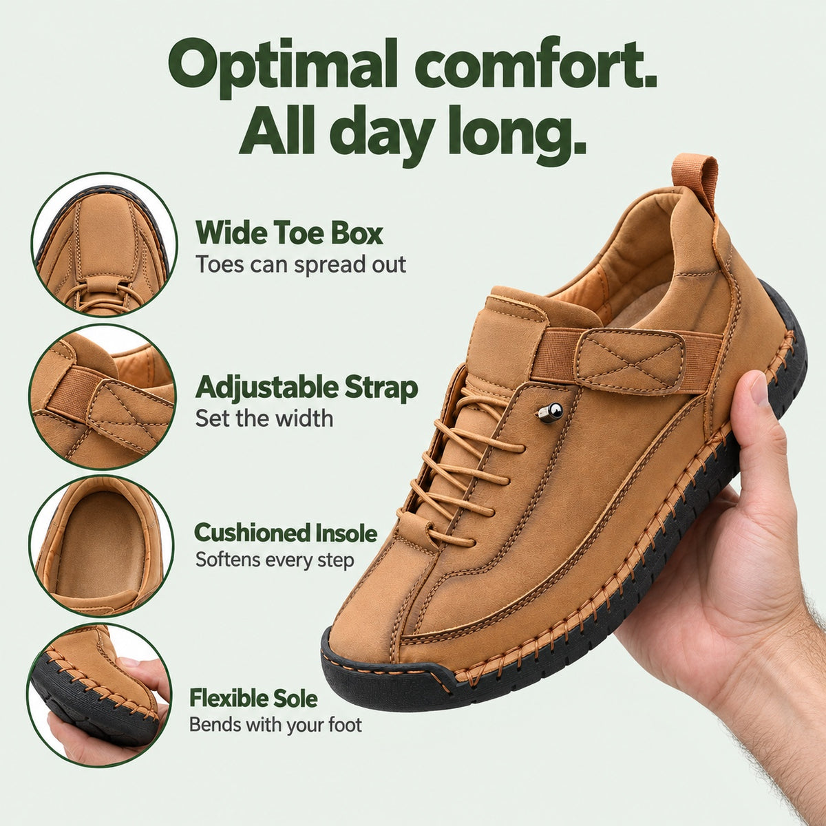 Earl – Men's Comfort Boots, features