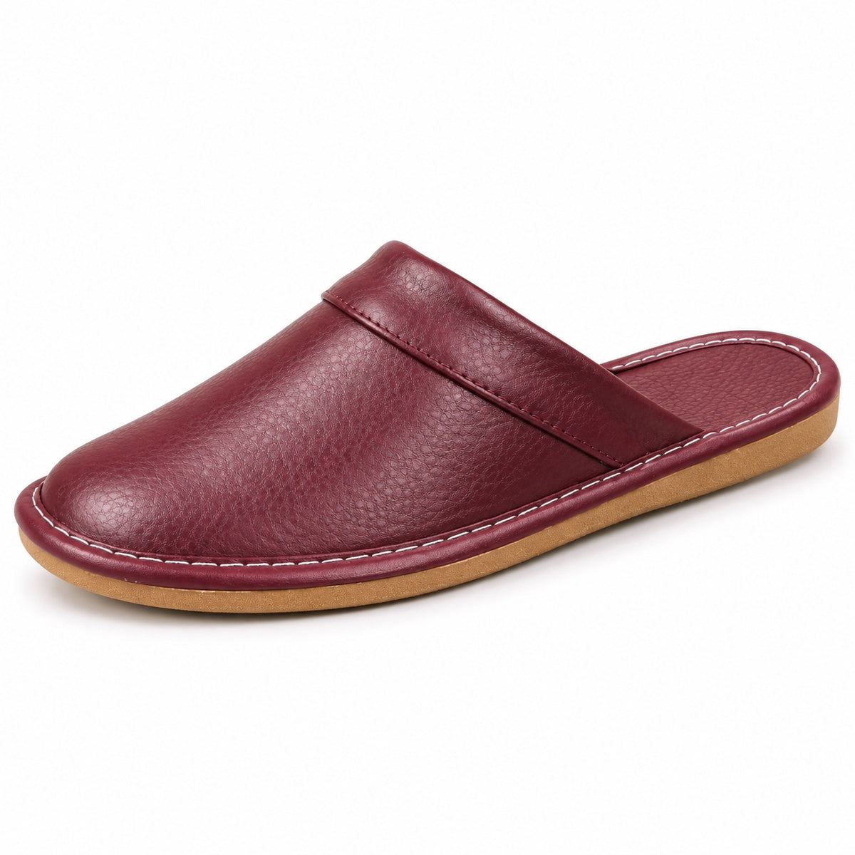 Earnest – Men's Comfort Slippers in Burgundy