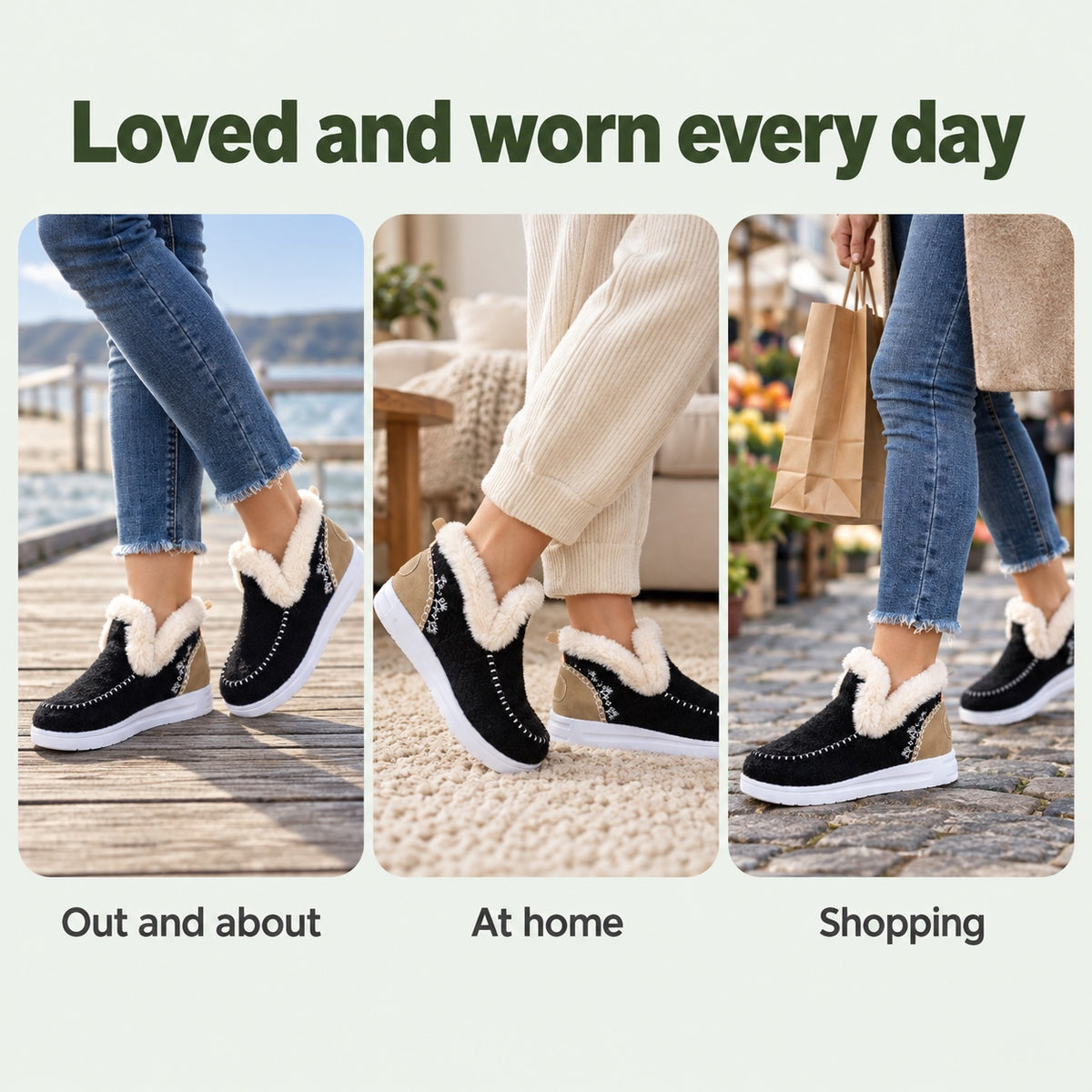 Edith – Women's Comfort Boots, worn every day