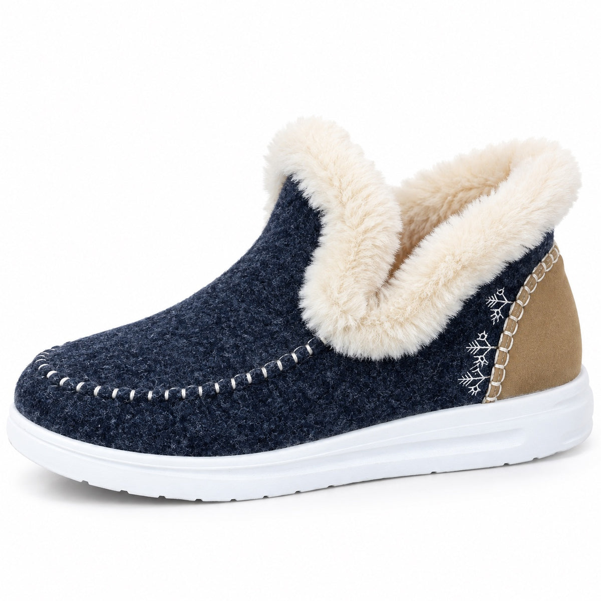 Edith – Women's Comfort Boots in Navy Blue