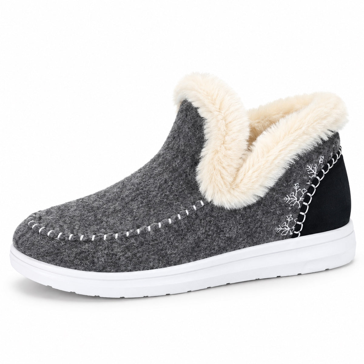 Edith – Women's Comfort Boots in Gray