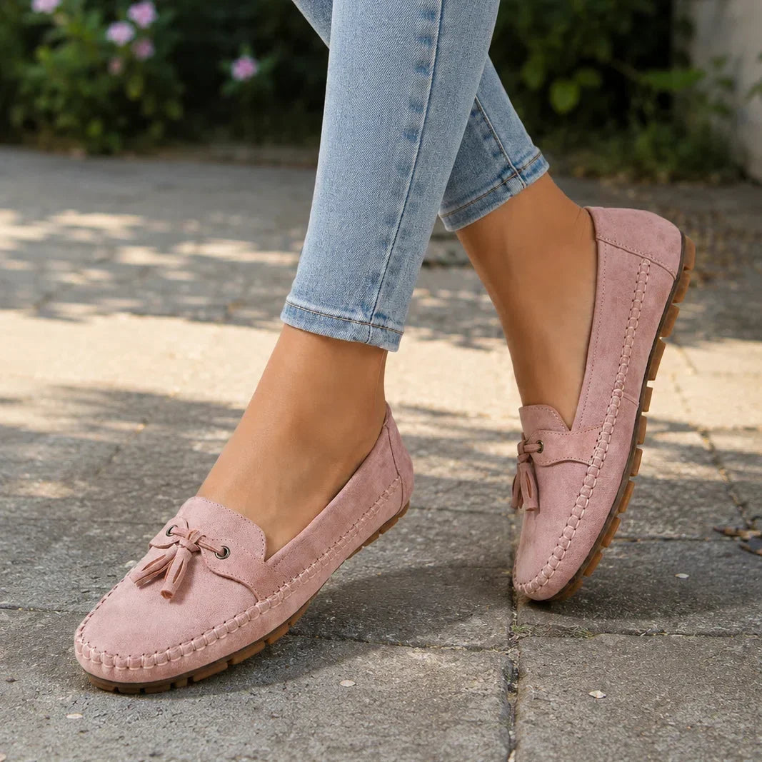 Women's Orthopaedic Extra Wide Suede Loafers