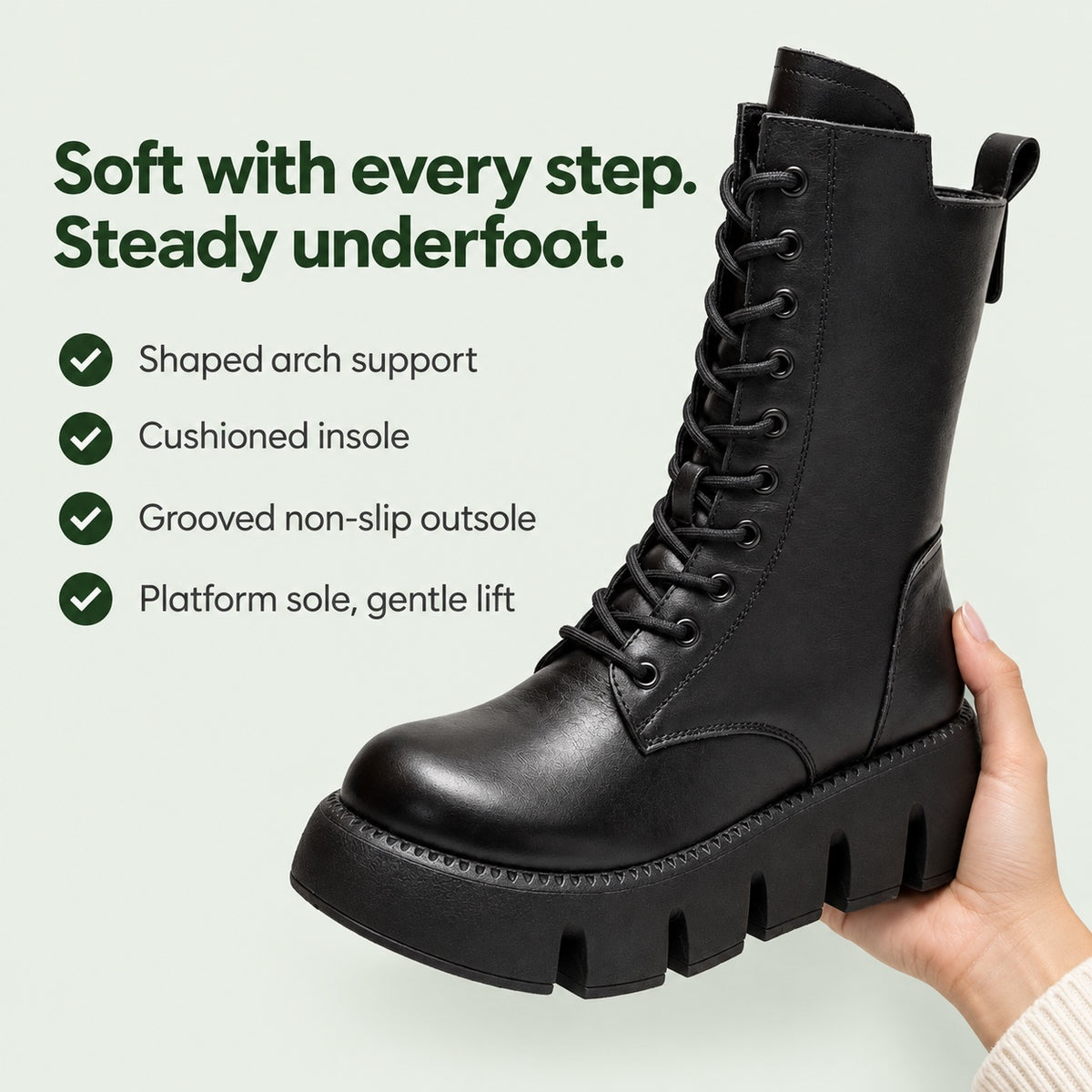 Elaine – Women's Comfort Boots, key benefits