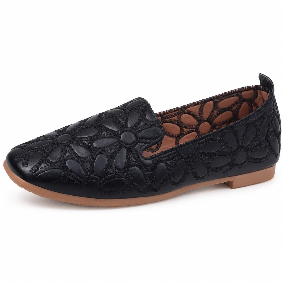 Eleanor – Women's Wide Toe Box Shoes in Black Simple