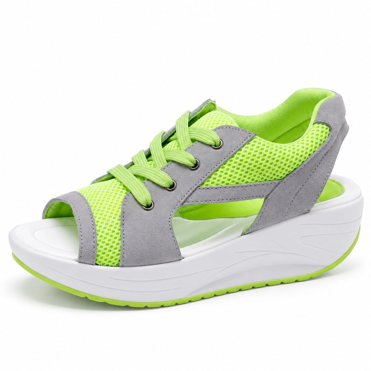 Elodie – Women's Wide Toe Box Sandals in Green