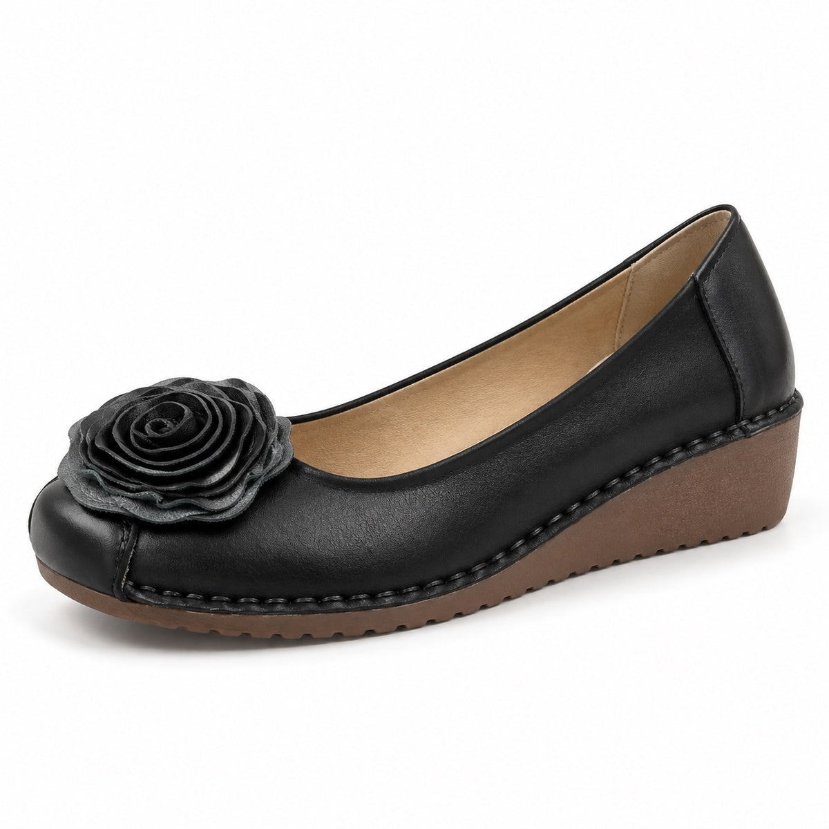 Elvira – Women's Slip-On Loafers in Black
