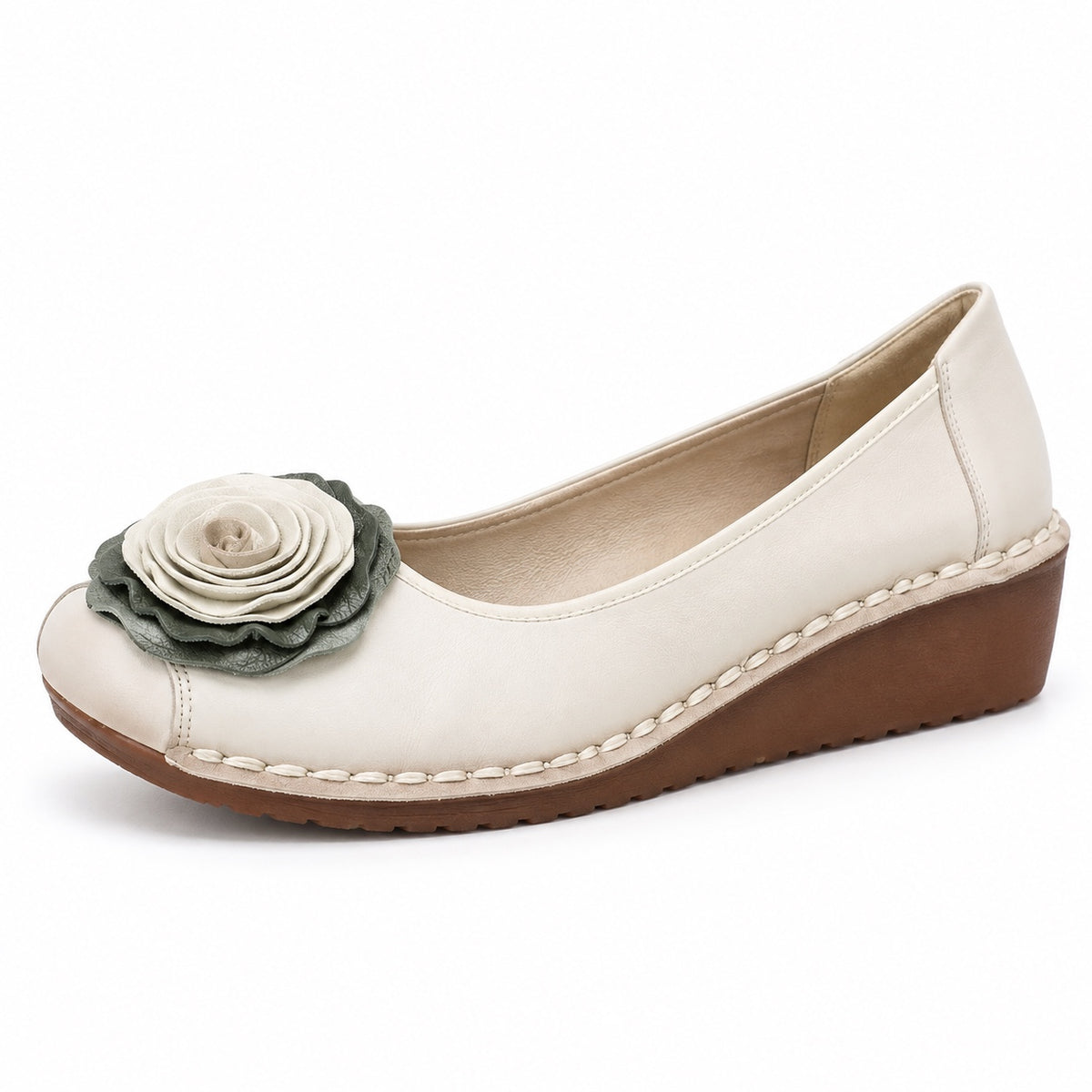 Elvira – Women's Slip-On Loafers in Ivory