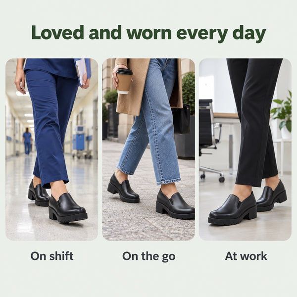 Emily – Women's Nursing Loafers, worn every day