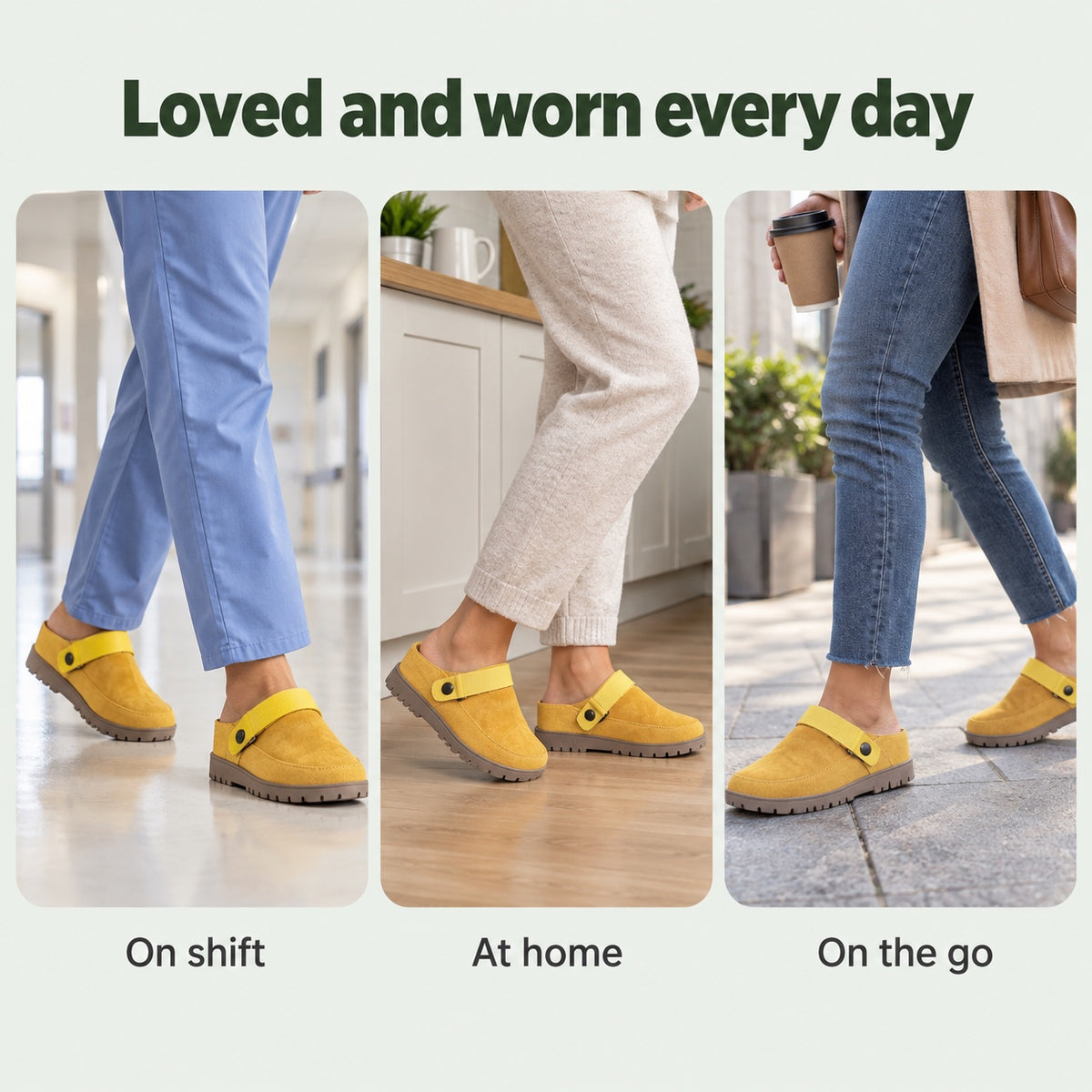 Erica – Women's Nursing Clogs, worn every day