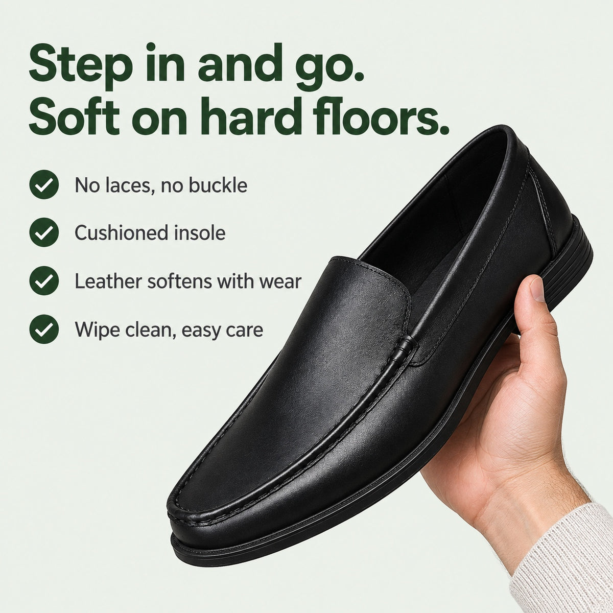 Erik – Men's Slip-On Loafers, key benefits