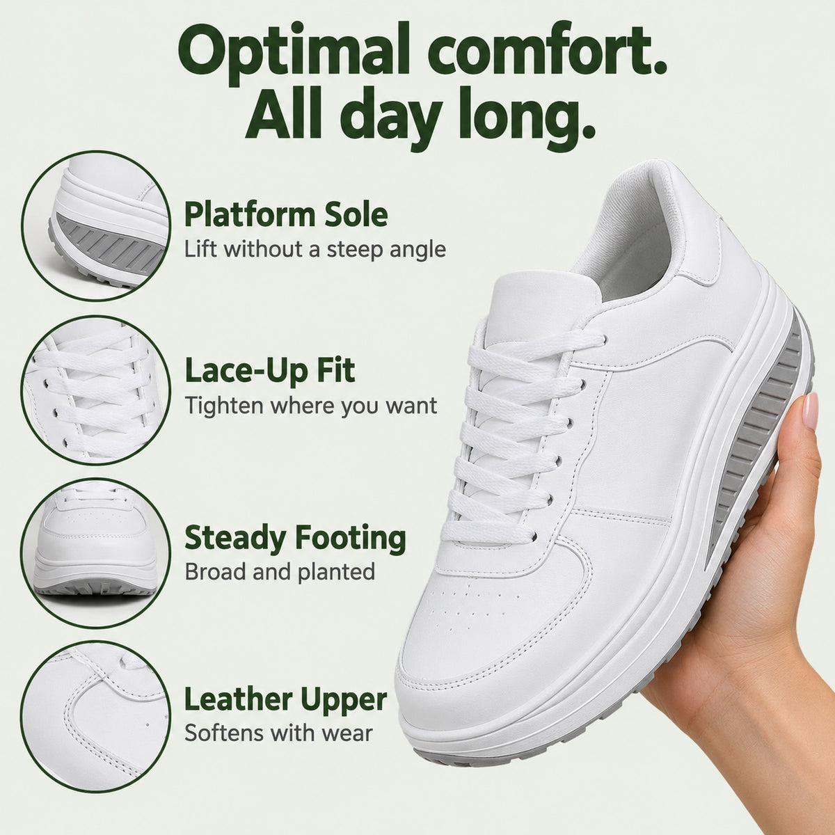 Ernestine – Women's Nursing Sneakers, features