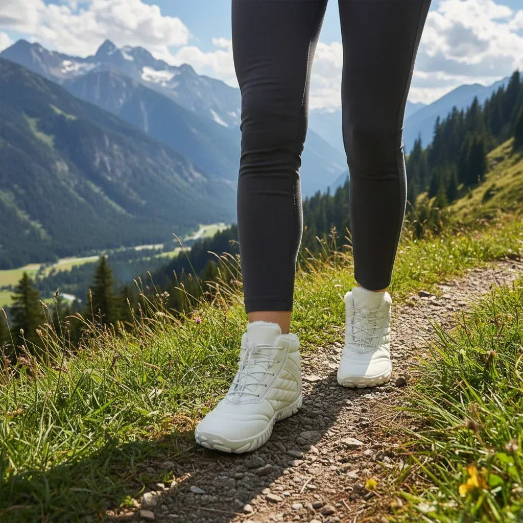 FrostSpire – Plush-Lined & Non-Slip Barefoot Boots